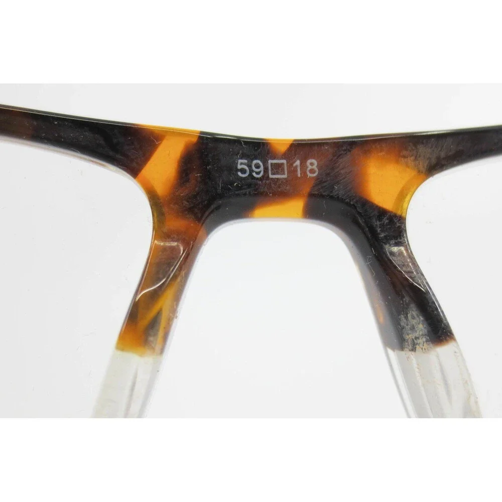 Robert Mitchel XL RMXL 20214 Tortoise Crystal Rectangular Eyeglass Frames